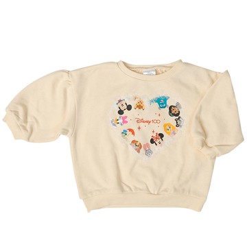 akachan honpo - 休閒上衣-迪士尼 薄紗-象牙白色