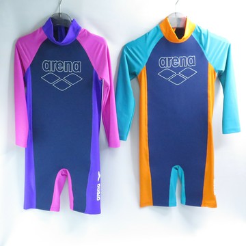 ARENA SWIM FW4401J- 防寒泳衣 兒童連身泳裝 男女童 持久抗氯【iSport愛運動】