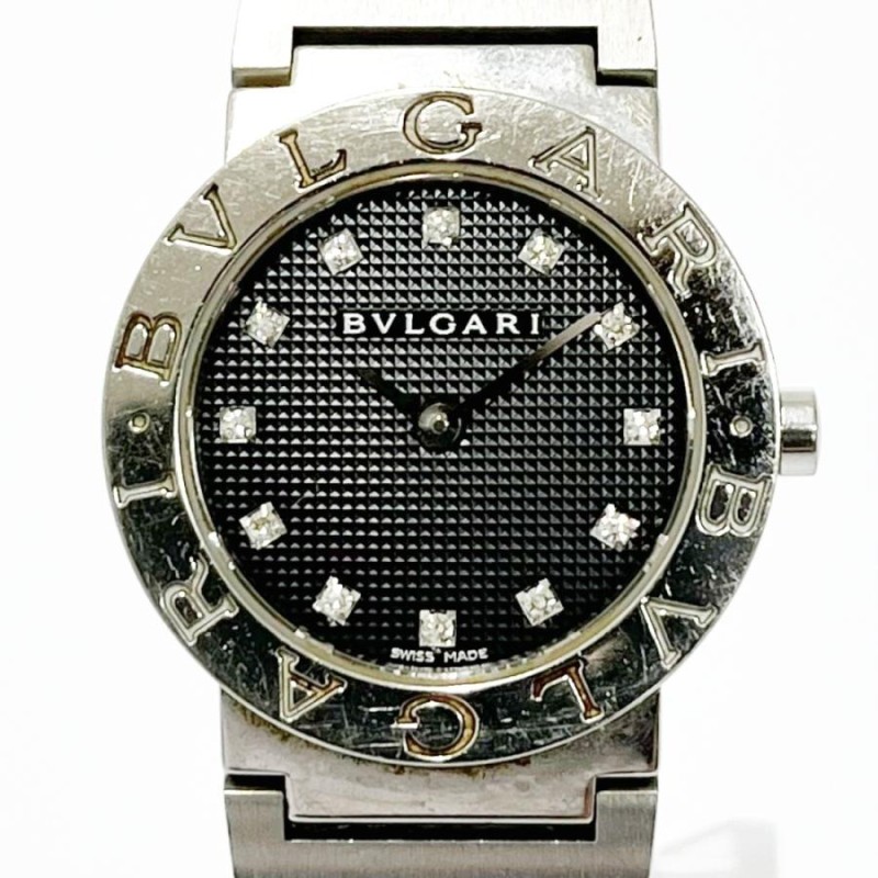 BVLGARI ブルガリ BB26SS ブルガリブルガリ SS 12P ダイヤインデックス ...