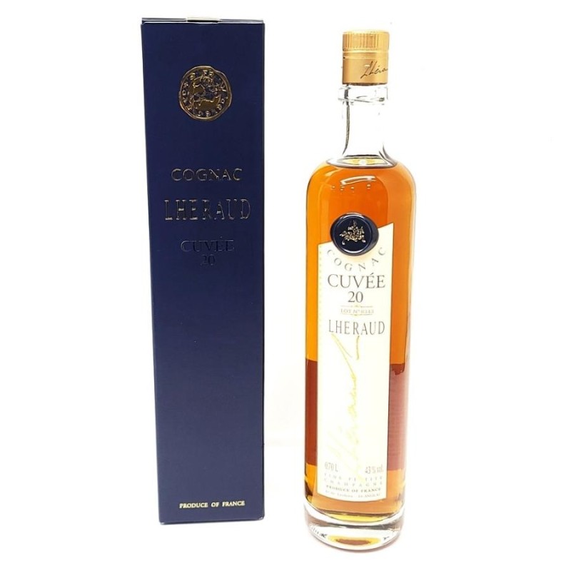 ZE593 古酒 LHERAUD CUVEE 20 レロー キュヴェ 700ml 43% FINE PETITE CHAMPAGNE 箱付き  COGNAC コニャック ○80 | LINEブランドカタログ