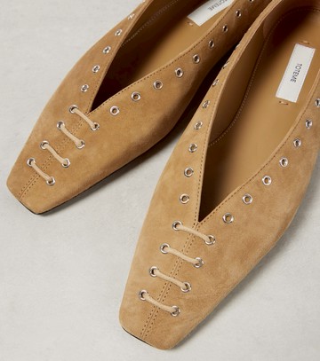 Toteme Suede ballet flats