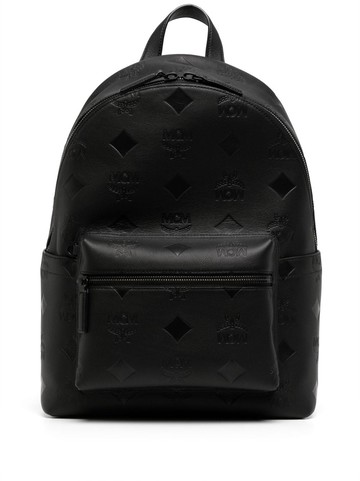 MCM - medium Stark leather backpack - men - Leather - One Size - Black
