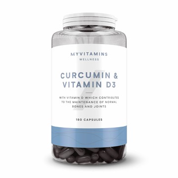 薑黃素與維他命 D3 膠囊 - 60粒