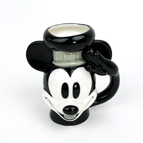 ディズニー100周年 ミッキー 蒸気船ウィリー3Dマグ STEAMBOAT WILLIE