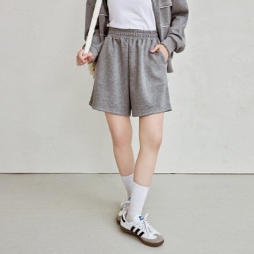 OB嚴選中大尺碼-太空棉撞色側線休閒短褲《BA8039》