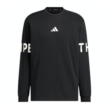 Adidas Word L/S Tee JM2076 男 長袖上衣 休閒長袖 運動上衣 舒適 穿搭 黑 白