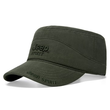 JEEP SPIRIT Polorin 平頂帽 FREE  單一尺寸  卡其色