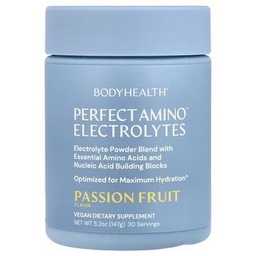 BodyHealth, 優效氨基酸™ 電解質，西番蓮味，5.2 盎司（147 克）