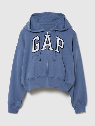 寬鬆版Gap Logo法式毛圈布拉鍊連帽外套