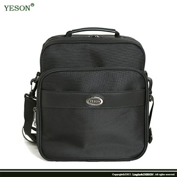 【YESON】專業直立多層側斜背公事包/側背包/斜背包/方包 3298