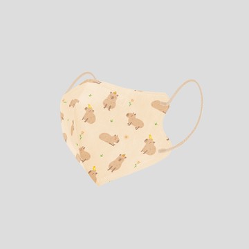 CHENYU辰昱 3D醫療透氣口罩(30入) 3-7歲 - 愜意水豚君