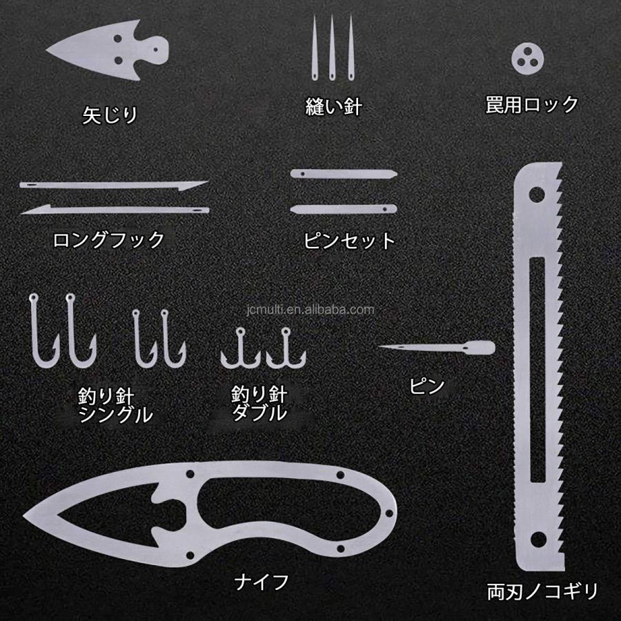 Stilvolle Tools アックスカードフルセット マルチツールカードセット