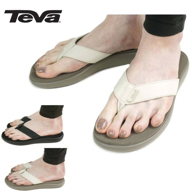 Teva テバw Voya Flip Leatherレディース ボヤ フリップレザーblack ブラック Birch バーチ ウィメンズ サンダル 革 靴 黒 白 通販 Lineポイント最大0 5 Get Lineショッピング