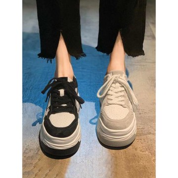 太好看了！高品質～新款厚底休閑鞋女韓版百搭