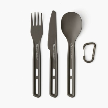 【【蘋果戶外】】Sea to summit Frontier 輕鋁餐具3件組-刀叉匙 STSACK034021 匙叉 湯匙