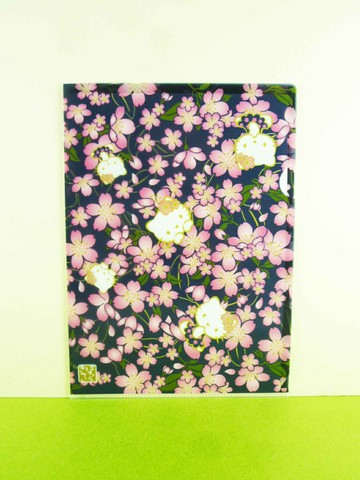【震撼精品百貨】Hello Kitty 凱蒂貓 A5文件夾 黑櫻花【共1款】 震撼日式精品百貨