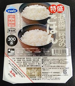 ウーケ ふんわりごはん 特盛り国内産100% 300G×24個