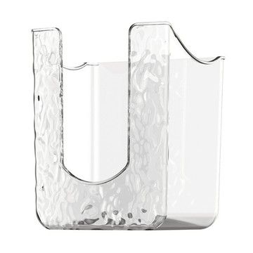 Aster 濕紙巾收納盒 壁掛式 抽取順暢 防塵保濕 節省空間  透明色  1個