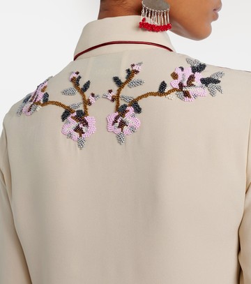 Isabel Marant Yzea beaded cady shirt