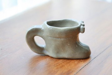 【聖誕節禮物】蝴蝶結復古聖誕靴子咖啡杯 Espresso草仔粿綠燭台