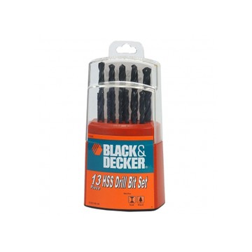 BLACK+DECKER 13件式木鐵工鑽頭組