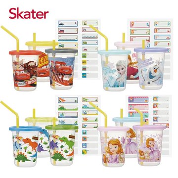 Skater派對杯(230ml)+姓名貼紙