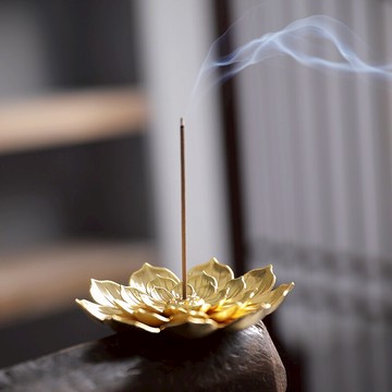仿古多孔蓮花香插香座香臺家用線香插香薰爐檀香爐擺件茶道焚香器