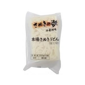 冷凍食品　七星食品 冷凍・さぬきうどん（庖丁切） 200ｇ×３