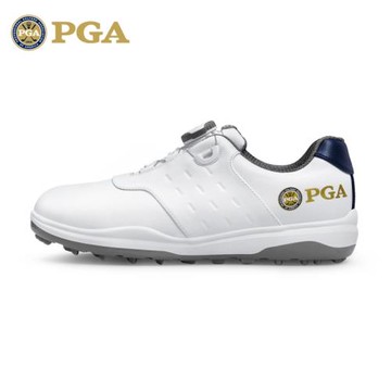 美國PGA 高爾夫球鞋女旋鈕鞋帶女士防水防滑女鞋秋冬女款運動鞋子