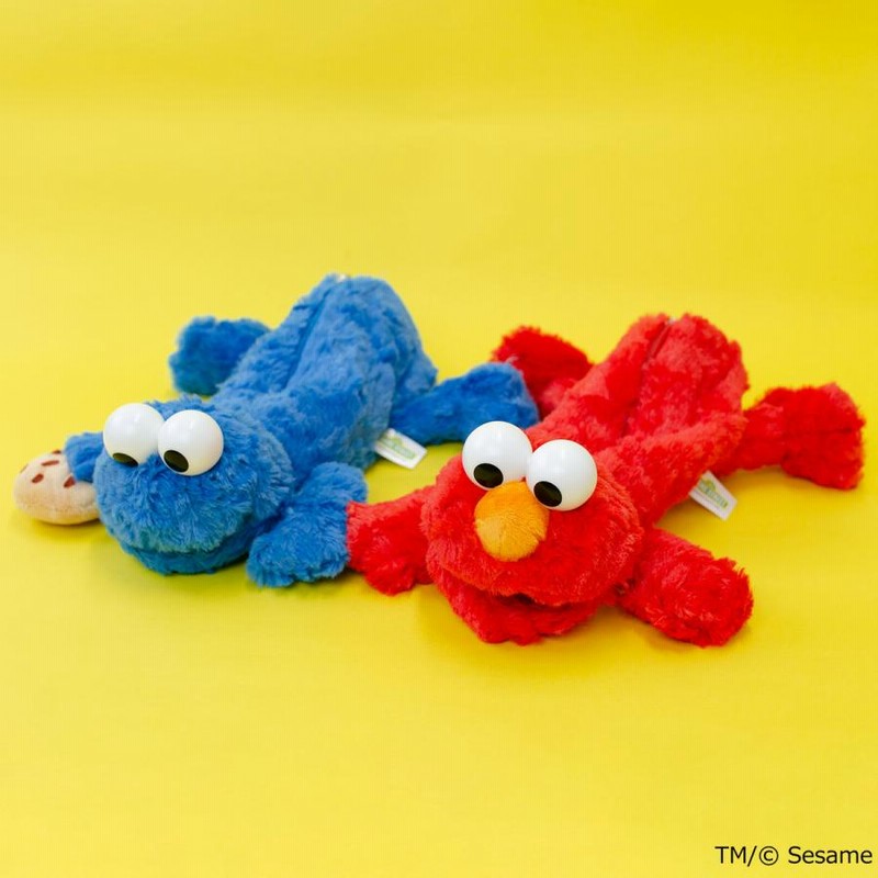 ニキ SESAME STREETエルモ&クッキーモンスター ペンケース NICI ニキ フィギュアペンポーチ セサミストリート エルモ