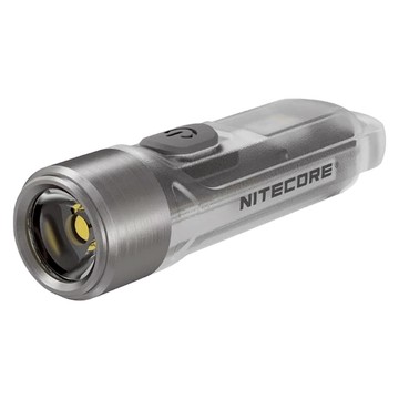 NITECORE 奈特科爾 TIKI GITD 夜光版 鑰匙燈 300流明 USB充電 UV燈 防誤觸  1個  灰色