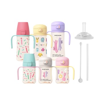 MOYUUM 韓國 PPSU彈蓋吸管學飲水杯全系列-多款可選