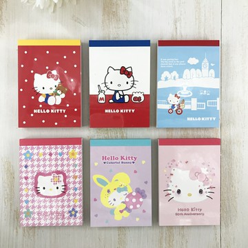 日本製 sanrio 三麗鷗 Hello kitty 50週年 便條紙-日本直送｜小鶴日貨