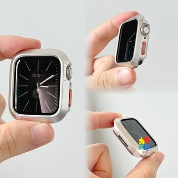全包 電鍍錶殼 適用 Apple Watch S11 S10 S9 錶殼 防摔殼 44mm 45mm 46mm 蘋果錶殼