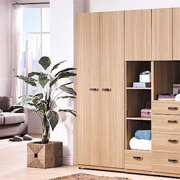 AS-洛兒2.5尺雙吊衣櫥-75*60*197cm