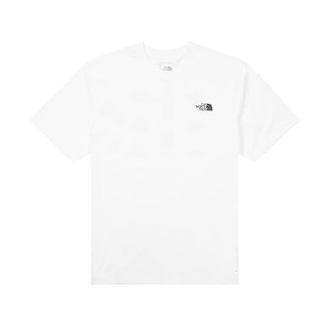 The North Face 北臉 短袖上衣 男 女 中性 速乾 U ICONIC BOX RELAXED SS TEE GRAPHIC 白 NF0A8GVUFN4