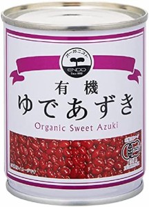 遠藤製餡 有機ゆであずき 250g×6個