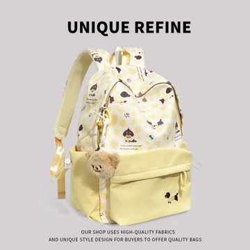 萌系新款 雙肩包女2025初中高中生女生大學生背包ins可愛上課書包