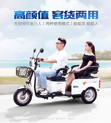 電動三輪車成人新款代步車家用小型帶棚老人電瓶車接送孩子mks 卡洛琳 Yahoo奇摩超級商城 Line購物