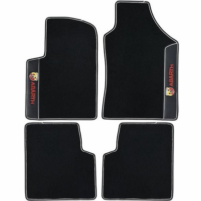 フィアット500 595 アングリーアイブロー マットブラックABSプラ