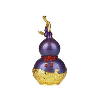 銅作TUMZUO 福祿盈門 高溫著色 24K真金金箔 全黃銅手工打造 銅雕 居家裝飾 收藏 送禮 擺設 裝設