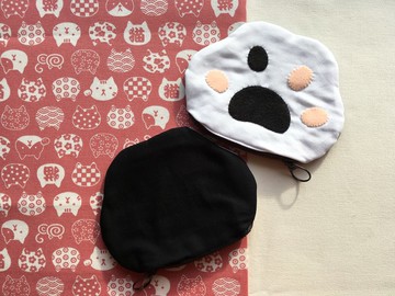 新版喵掌掌零錢包~黑丸