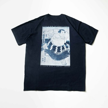AirRoom正品 2025SS KITH TOKYO SUMO CHAMPION 東京 限定 相撲 浮世繪 水洗 短T