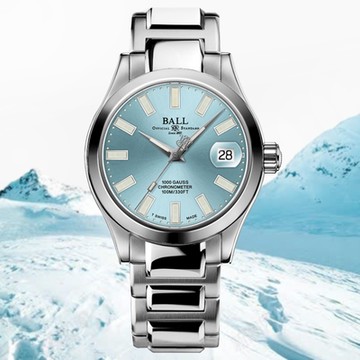 BALL 波爾 B2_Engineer III 經典色自體發光微型氣燈機械錶-冰藍36mm(NL9616C-S1C-IBE)