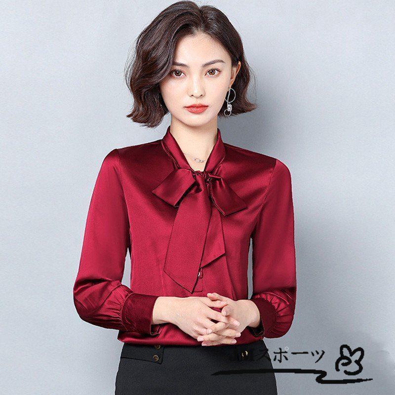 完売】mother LIO BLOUSE ブラウス 赤 結婚式 二次会 www