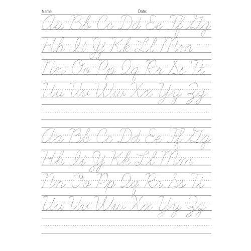 Cursive Handwriting Workbook For Kids: Cursive for beginners workbook. Curs