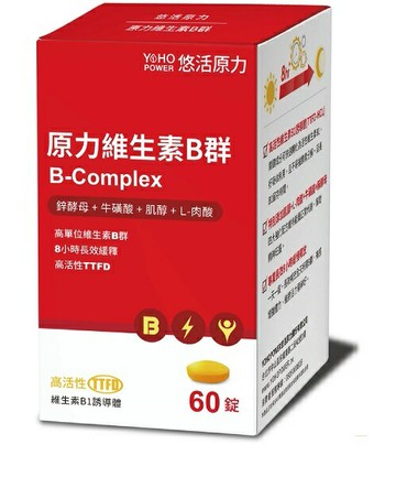 提昇防護 安博氏【悠活原力】綜合維生素B群 緩釋膜衣錠 (60粒/瓶)