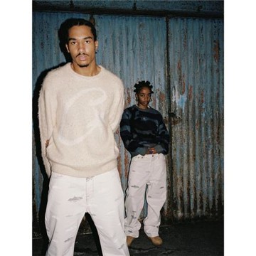 Corteiz毛衣C Star Mohairknit Sweater惡魔島大C星馬海毛男女