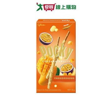Pocky百奇芒果果粒百香味優格棒38G【愛買】