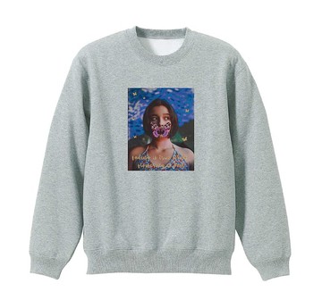 【金蔥蝴蝶女孩】特殊效果 大學棉TEE 五個尺寸